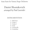 Waltz No.2 by D. Shostakovich - string orchestra / partitura + party