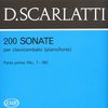 SCARLATTI: 200 Sonate per clavicembalo (pianoforte) 1 - URTEXT / klavírní sonáty (1-50)