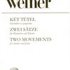 Two Movements by Leo Weiner     klarinet &amp; piano