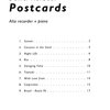 Hellbach: Postcards 1 + CD / altová zobcová flétna a klavír