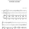 FANFARE ALLEGRO / skladba pro trumpetu, pozoun a klavír