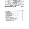 SOLO SOUNDS FOR FLUTE ACC.1-3 / příčná flétna - klavírní doprovod