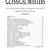 The CLASSICAL Masters / kolekce snadných klavírních skladeb klasické hudby