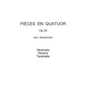 Absil: Pieces en Quatuor Op.35 / saxofonový kvartet (SATB)