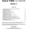 Solo Time for Violin 2 (grade 4-6) / housle a klavír - 16 přednesových skladeb