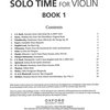 Solo Time for Violin 1 (grade 3-4) / housle a klavír - 16 přednesových skladeb