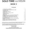Solo Time for Violin 3 (grade 5-7) / housle a klavír - 16 přednesových skladeb