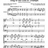 Sing to the God of Triumph / SAB* + klavír