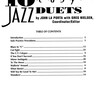 10 EASY JAZZ DUETS + CD - Bb instrument