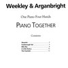 Weekly &amp; Arganbright: Piano Together / 1 klavír 4 ruce