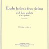 MARTINU - ETUDES FACILES A DEUX VIOLONS 2 - etudy pro dvoje housle