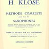 COMPLETE METHOD FOR ALL SAXOPHONES by H.Klose / saxofon