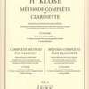 Klose: Complete Method for Clarinet 2 / škola hry na klarinet