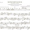 Koncert B-DUR pro klarinet a orchestr (klavírní výtah) - Václav Tuček    klarinet &amp; piano