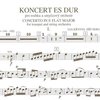 Koncert ES-DUR pro trumpetu a smyčcový orchestr (klavírní výtah) - J.K.J Neruda       trumpeta &amp; piano