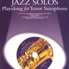 Guest Spot: JAZZ SOLOS + CD / tenorový saxofon