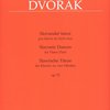 DVOŘÁK: Slovanské tance op. 72 / 1 klavír 4 ruce
