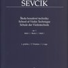 Otakar Ševčík - Opus1, Škola houslové techniky, sešit 1 (1.poloha)