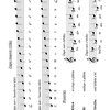 ŠKOLNÍ NOTOVÝ SEŠIT - 16 stran, 6 notových řádků, nápověda hudební nauky