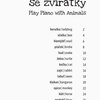 Klavírní hrátky se zvířátky - jednoduché skladbičky pro malé klavíristy