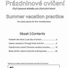Bohuslav Lédl: Prázdninové cvičení / jazzové skladby pro 1 klavír 4 ruce