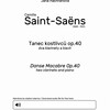 Saint-Saens: Tanec kostlivců (Danse Macabre) Op.40 / dva klarinety a klavír