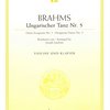 BRAHMS - Maďarský tanec č. 5 (Ungarisher Tanz Nr. 5) / housle a klavír