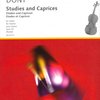 DONT, Jacob - Studies and Caprices - housle