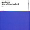 MODERNE BLOCKFLOETENTECHNIK 1 by Walter Van Hauwe