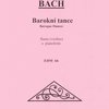 BACH - Barokní tance (Baroque Dances) - flétna (housle) & klavír