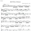SMETANA - Bettina polka / příčná flétna (housle) + klavír