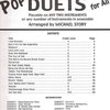 Belwin-Mills Publishing Corp. POP DUETS FOR ALL (Revised and Updated) level 1-4  // hoboj, piano,partitura