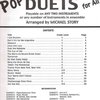 POP DUETS FOR ALL (Revised and Updated) level 1-4 // percussion