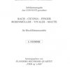 Bach-Ciconia-Finger-Rosenmüller-Vivaldi-Maute pro soubor zobcových fléten / rozepsané party