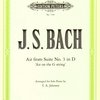 BACH: Air on the G string (Air from Suite No. 3 in D, BWV 1068) / klavír sólo