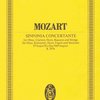 MOZART - SINFONIA CONCERTANTE Es-DUR, K 297b for oboe, clarinet, horn, basson and strings / partitura