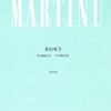 Martinů: BAJKY - pět skladeb pro klavír