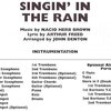SINGING IN THE RAIN - Young Jazz Ensemble (grade 2) / partitura + party