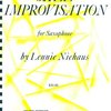 Jazz Improvisation for Saxophone by Lennie Niehaus