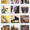 Jindřich Pachta - nakladatels PEXESO - MEMORY CARD - Hudební nástroje - 64 obrázků hudebních nástrojů na vystřižení (32 dvojic)