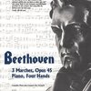 BEETHOVEN - 3 Marches, Opus 45 + CD / 1 klavír 4 ruce