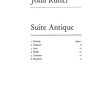 Rutter: Suite Antique / příčná flétna a klavír