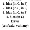 Deset lidových tanců pro souborovou hru / 4 hlasy a klavír