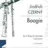 Czerný, Jindřich: BOOGIE pro 4 příčné flétny (4 klarinety) a klavír