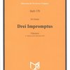 Drei Impromptus - Jiří Hudec / 3 skladby pro 3 příčné flétny