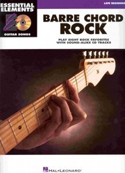 Hal Leonard Corporation BARRE CHORD ROCK - GUITAR SONGS + CD / kytara + tabulatura