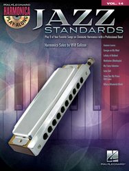 Hal Leonard Corporation HARMONICA PLAY ALONG 14 - JAZZ STANDARDS + CD