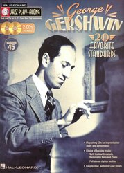 Hal Leonard Corporation JAZZ PLAY ALONG 45 - GEORGE GERSHWIN +  2x CD