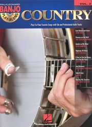 Hal Leonard Corporation Banjo Play Along 2 - COUNTRY + CD / tablature