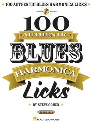 100 Authentic BLUES Harmonica Licks + CD